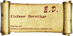 Eichner Dorottya névjegykártya